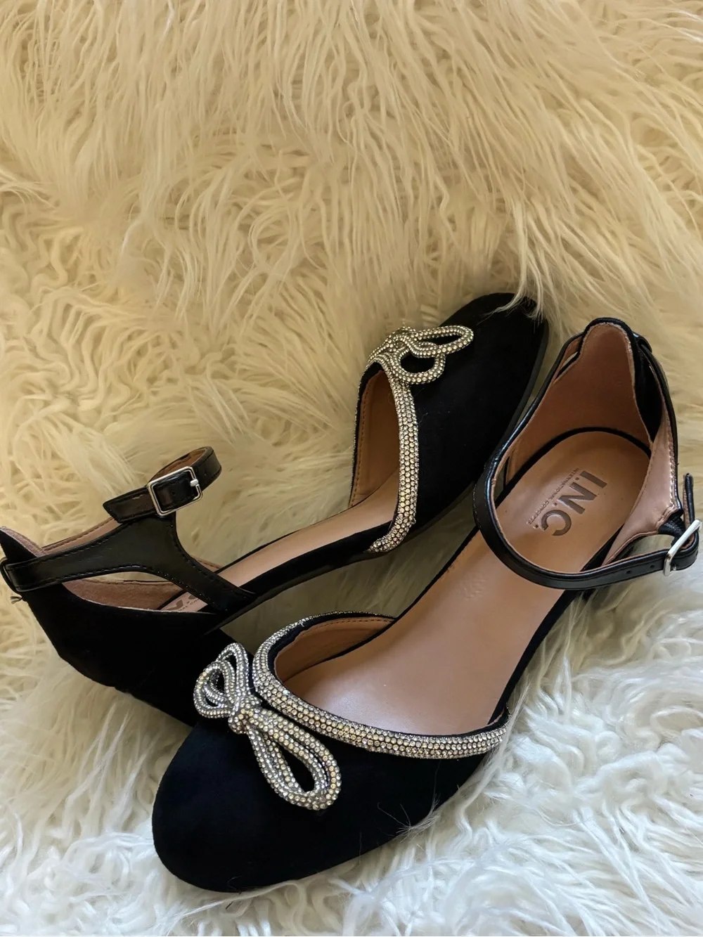 INC International Concepts soft flats tan